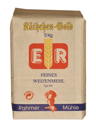 Weizenmehl Type 405: besonders fein bei Rahmer Mühle zu kaufen.