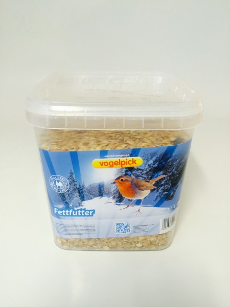 Fettfutter für Vögel im Eimer zu kaufen bei Rahmer Mühle.