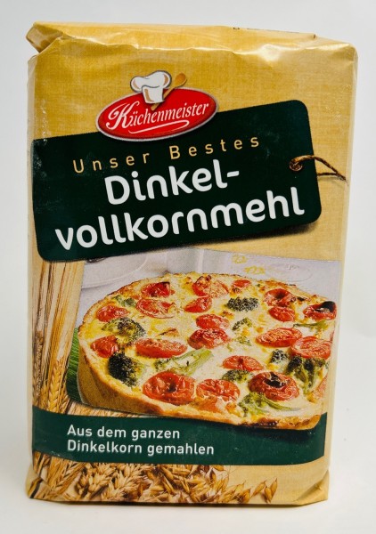 Küchenmeister Dinkelvollkornmehl 1 kg