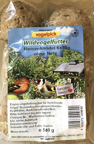Meisenknödel ohne Netz 6er Pack