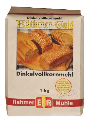 Dinkelvollkornmehl kaufen im Onlineshop der Rahmer Mühle.