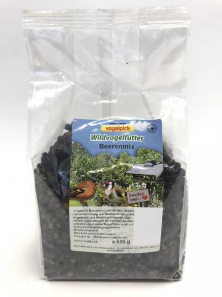 Vogelpick Wildvogelfutter Beerenmix 650 g