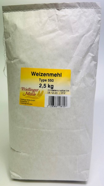 Weizenmehl Type 550 2,5 Kg