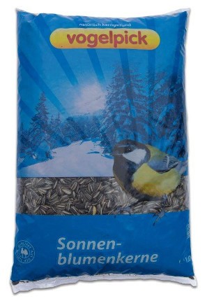 Sonnenblumenkerne als Wildvogelfutter kaufen im Onlineshop der Rahmer Mühle.